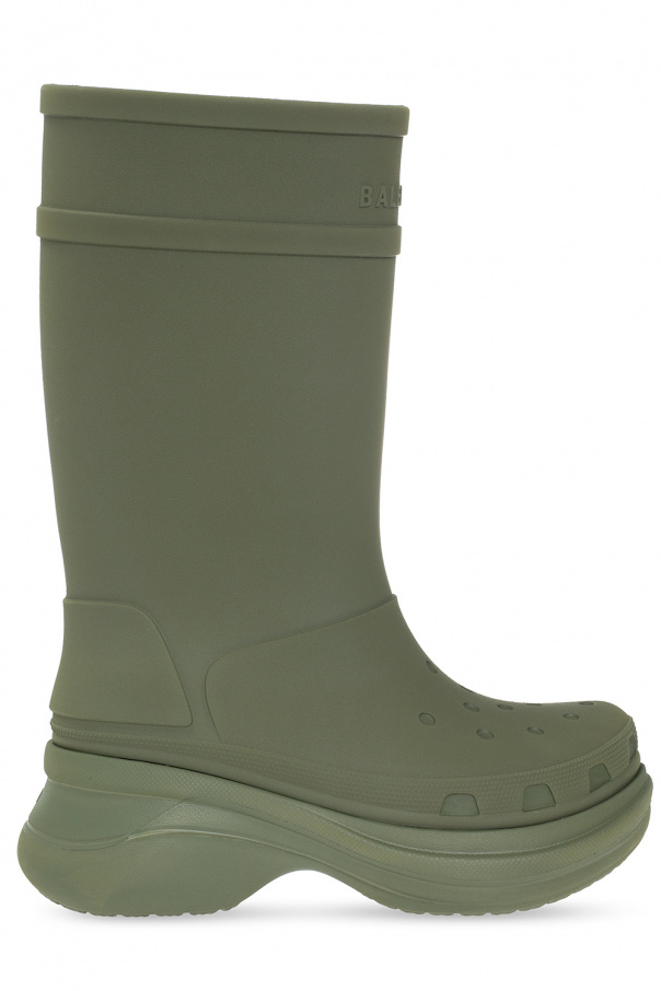 Crocs Brown Wedge Sandal Green Balenciaga x Crocs Balenciaga Biname fmedShops Malaysia